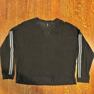 Betsey Johnson Sweater size Large striped sleeves